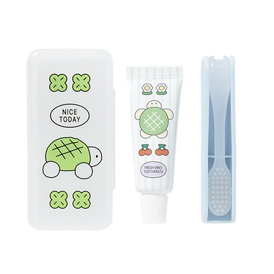 아트박스 럭키엉금이 칫솔치약세트