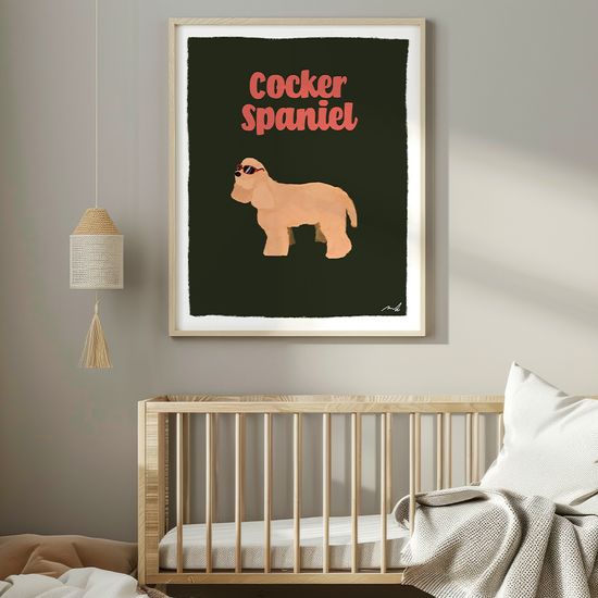코커 스파니엘 | Cocker Spaniel, 츄디 작가 그림
