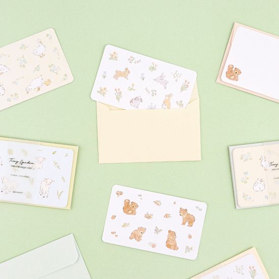 [대시앤도트] 타이니 가든 미니 메세지 카드