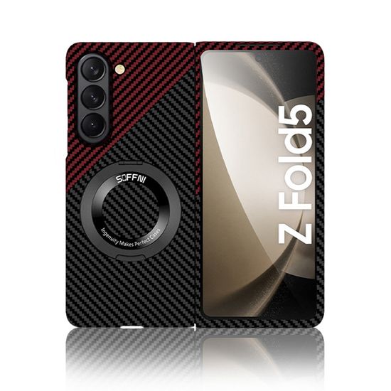 갤럭시Z폴드7 마그네틱 링 맥세이프 호환 카본 케이스