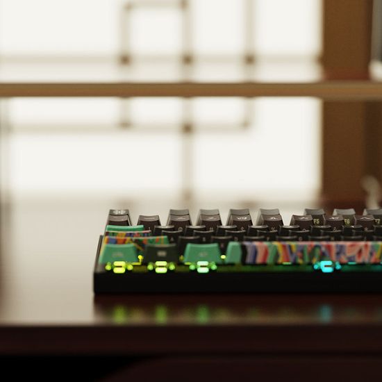 시이닷 단청 유선 LED 기계식 키보드