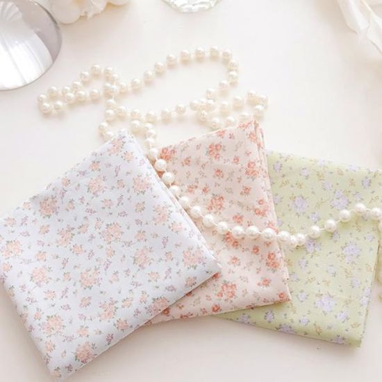 피스플라워 손수건 3color