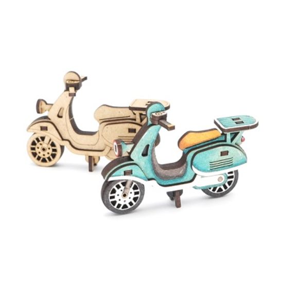 3D입체퍼즐 나무퍼즐 미니 스쿠터 만들기 수업 놀이키트 장난감 집콕놀이 취미