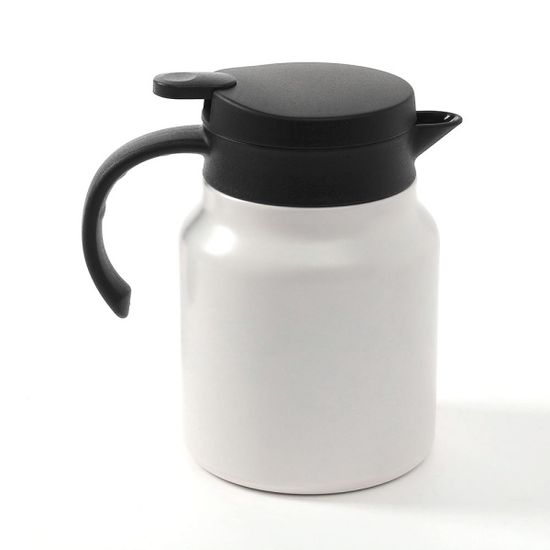 티웨어 이중진공 보온주전자(900ml) (화이트) 차포트