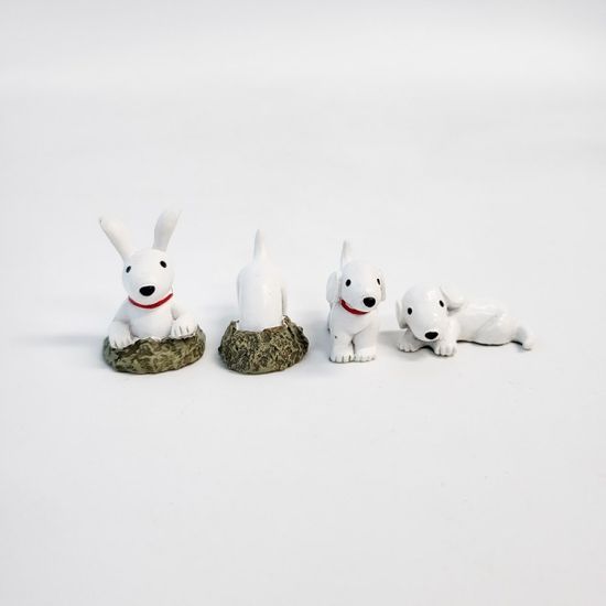 강아지 몰리 미니 장식 4p set