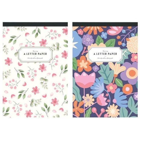 큰 꽃길 패드편지지 4개(WD81524)