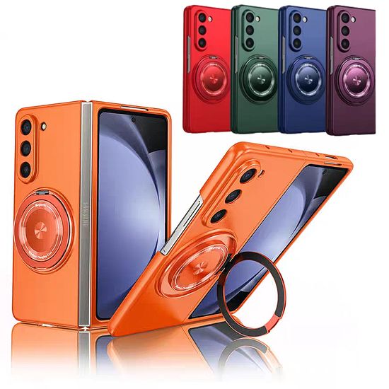 갤럭시Z폴드 7 6 5 4 3 컬러 마그네틱 링 하드 케이스