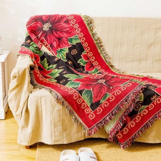 카디널 자카드 블랭킷