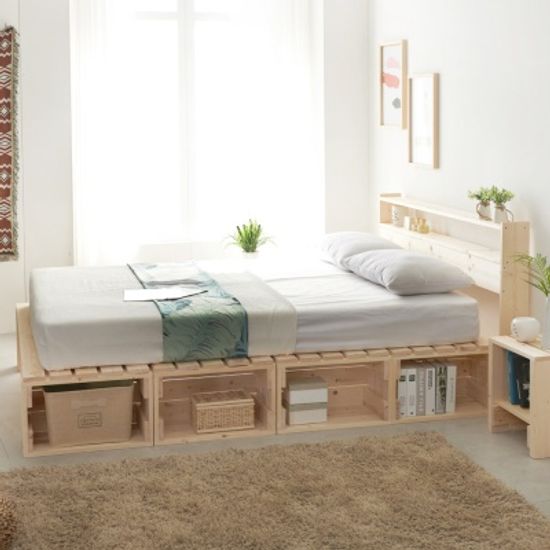 원목 수납침대 프레임 무헤드 슈퍼싱글 SS