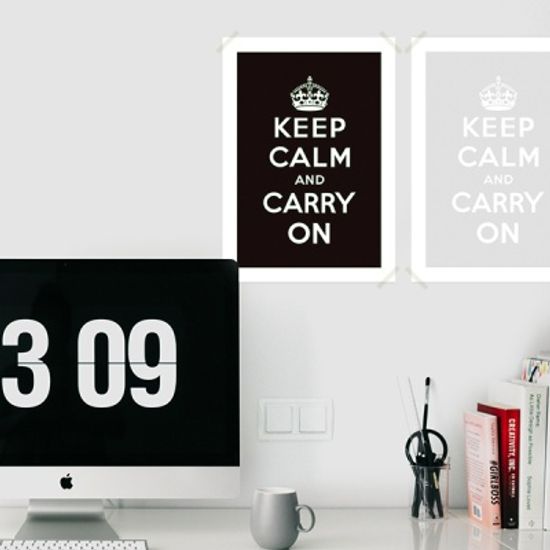 Keep Calm 포스터 - A4 사이즈