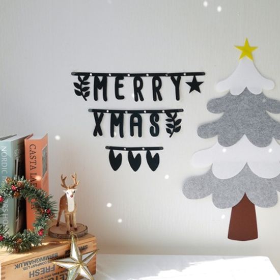 메리 엑스 마스 이니셜 데코