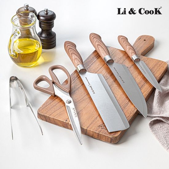 리앤쿡 노르딕 나이프 5종 + 레스트 항균도마 4종