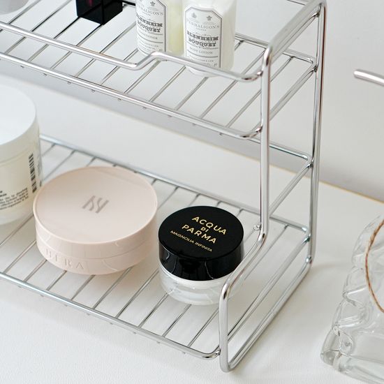 스텐 2단 미니 다용도 선반