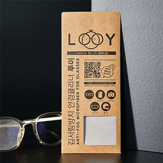 블루골드 루이 김서림방지 안경닦이(LOOY)