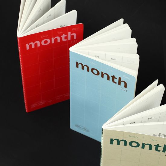 메이크 어 메모 리프 노트 - Month
