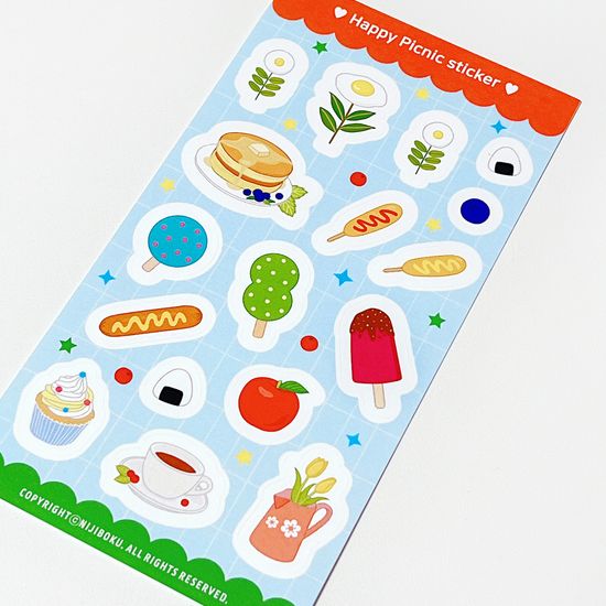 해피 피크닉 / 스티커 (Happy Picnic sticker)
