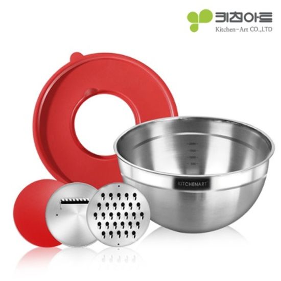 키친아트 슬라이스 채칼+믹싱볼