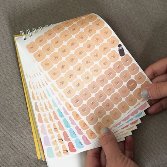 리훈 곰부 칭찬스티커판 리무버블 칭찬스티커 세트