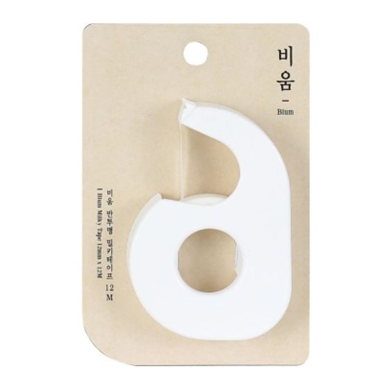 1500 비움 반투명 밀키테이프 12M 사무테이프