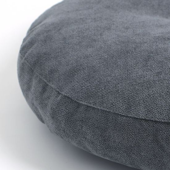 폭신빵빵 원형 쿠션방석(55cm) (챠콜)