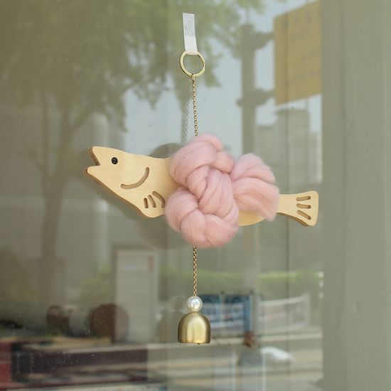 액막이 명태 대형 도어벨 