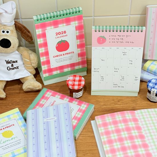 체크 앤 후르츠 만년 데일리 플래너 - 6MONTHS