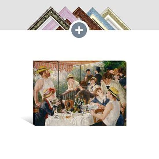 인테리어 액자 캔버스 포스터 보트 파티에서의 오찬