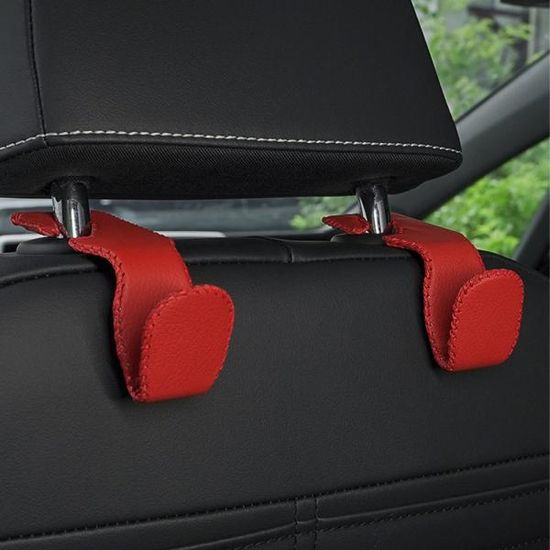 차량용 헤드레스트 옷걸이 수납 후크 행거 레드 A533