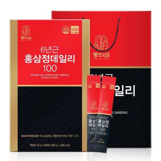 [동의삼] 6년근 홍삼정 데일리 100 (10g*100포)
