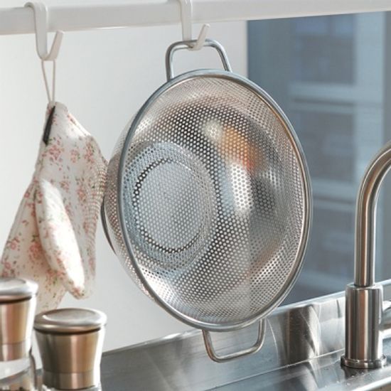 [N365] 마시피렌체 스텐 원형 채반 바구니 (소)