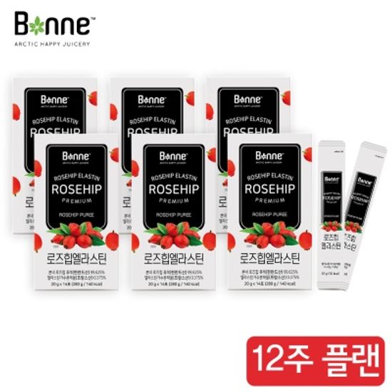 본네 로즈힙 엘라스틴 스틱 12주 플랜(14포*6박스)