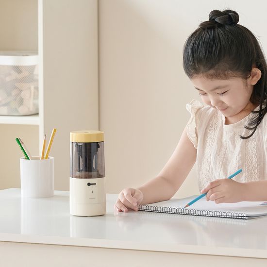 무아스 2 in 1 책상 청소 자동 연필깎이 심조절