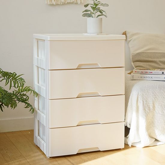 러쉬그레인 플라스틱 와이드 서랍장 2단~6단 정리함