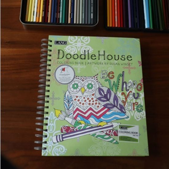 컬러링북-doodle house