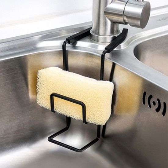 주방 철제 걸이형 수세미 보관대 2color