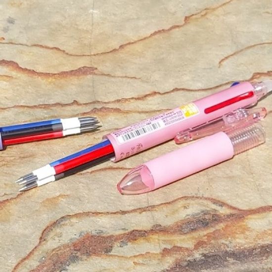 파이롯트 프릭션 지워지는 0.38mm 슬림 3색볼펜 60UF