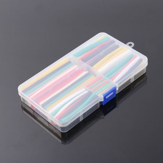 전선보호 열수축 튜브 140p세트 전선절연 하네스작업