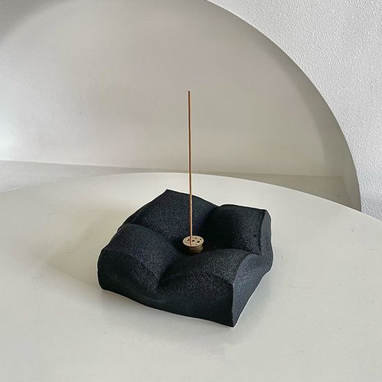 두부 쿠션 테이블 인테리어 세라믹 인센스 홀더