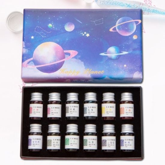 캘리그라피용 잉크 12색 