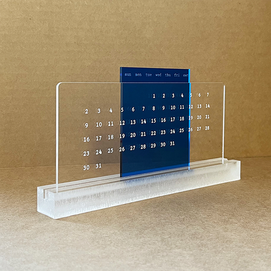 아크릴 감성 만년달력 (5colors)