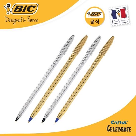 BiC 빅 크리스탈 1.0mm 유성볼펜 1다스(12자루)