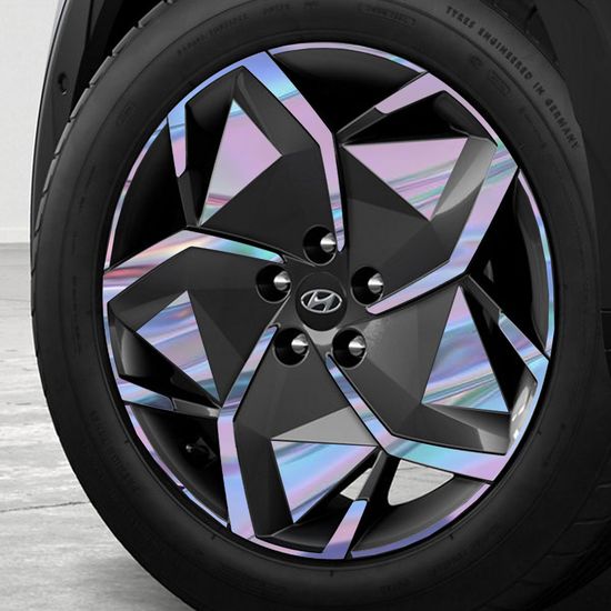 홀로그램 휠스티커 아이오닉5 19인치,휠4짝분