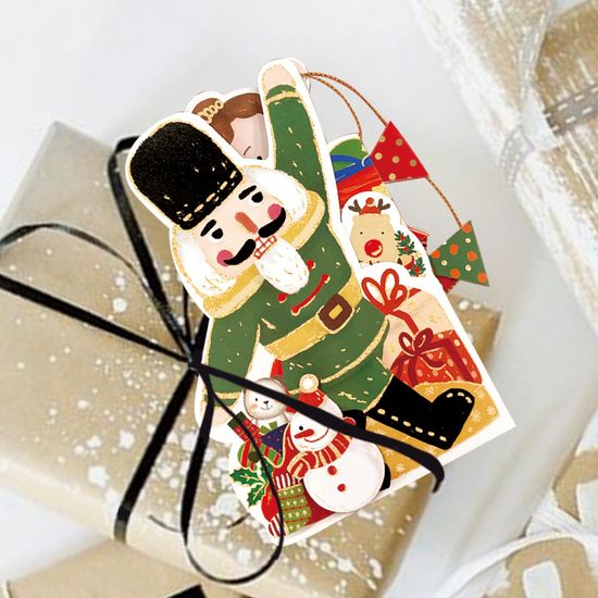 [FS41] 크리스마스 손들어 입체카드 (3종 1세트)