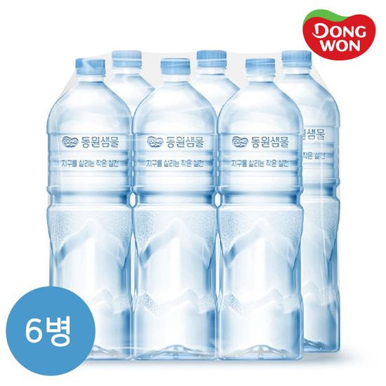 [동원] 동원샘물 무라벨 2L X 6병