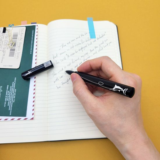 [무료각인]아그네스마틴_흑단나무 수성펜(헤밍웨이)