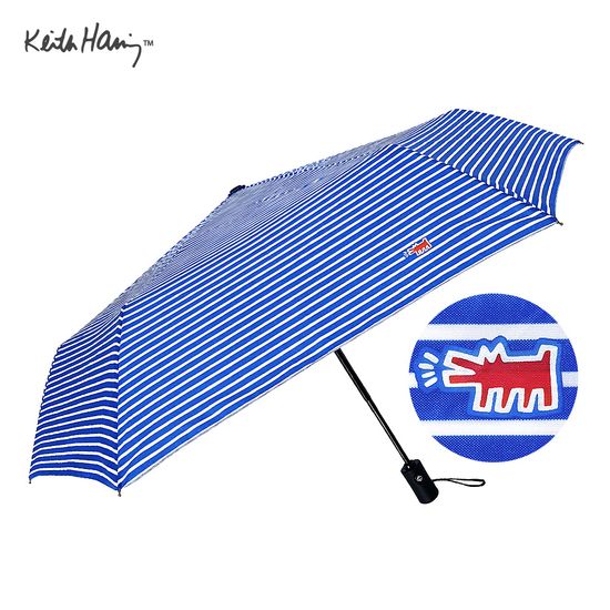 키스해링 6K 스트라이프 3단 완전자동우산