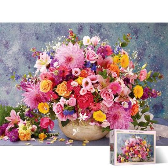 2000피스 직소퍼즐 핑크빛 꽃다발 PL2103