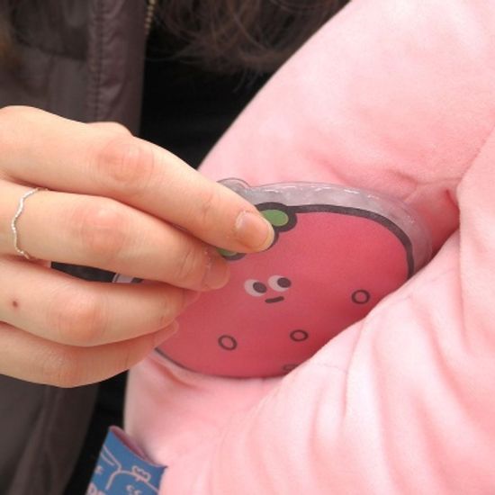 핑크풋 1500당근친구들똑딱이핫팩