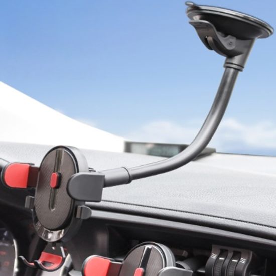 유리흡착 자바라 스마트폰 거치대 자동차핸드폰거치대