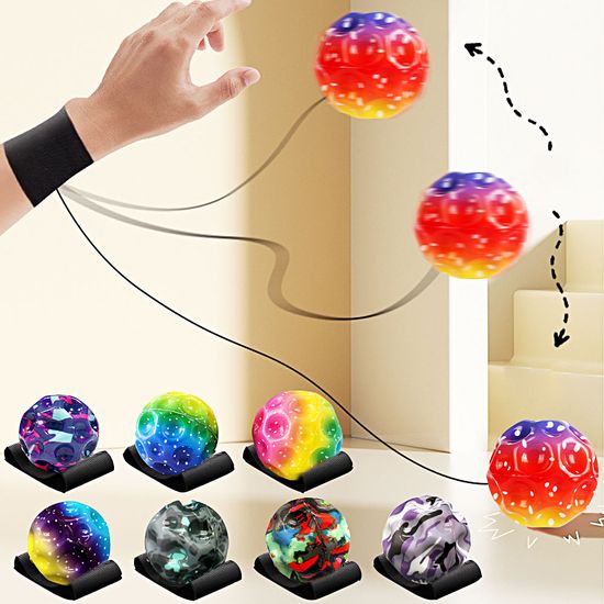 리바운드 손목공 탱탱볼 공던지기 놀이체육 손 장난감